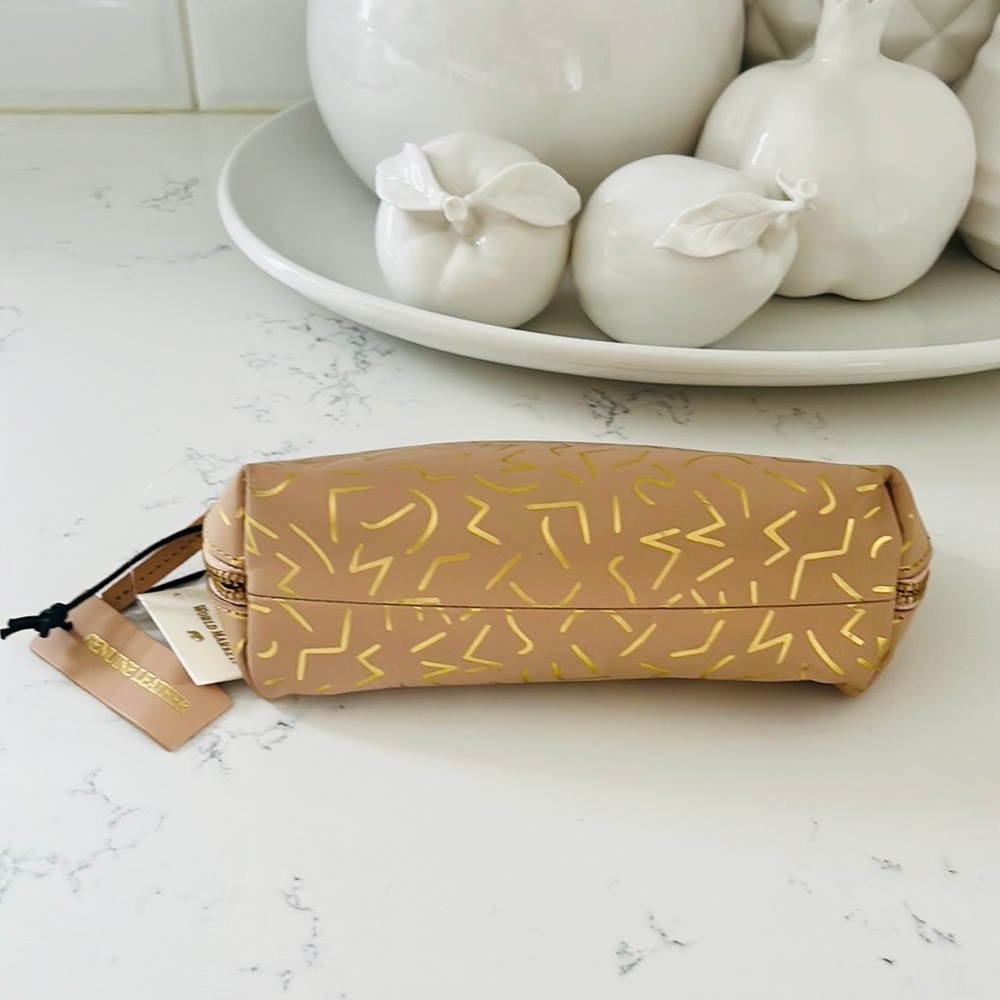 Cost Plus World Market leather pouch - Picture 3 of 11